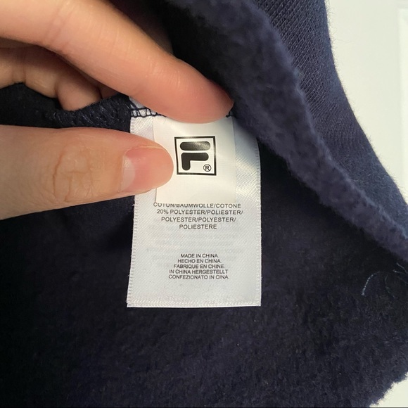 UO x Fila Cropped Hoodie - Picture 5 of 6